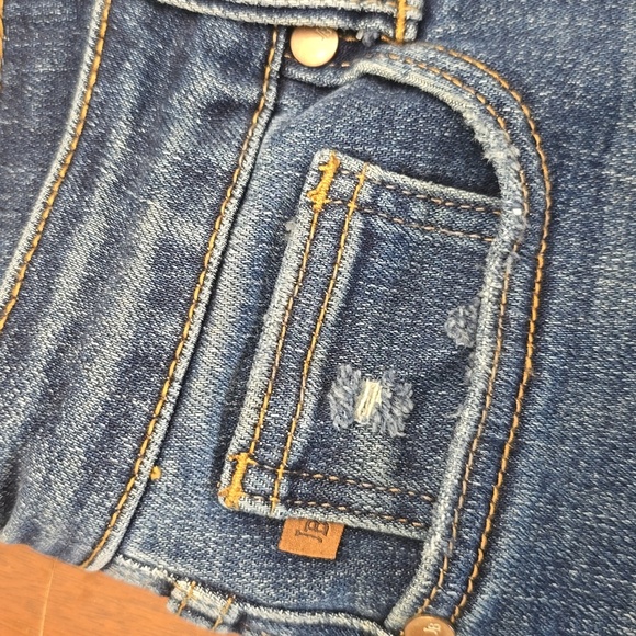 JUDY BLUE Denim Jeans Women's 7/28" Dark Wash Perfect - Picture 3 of 8